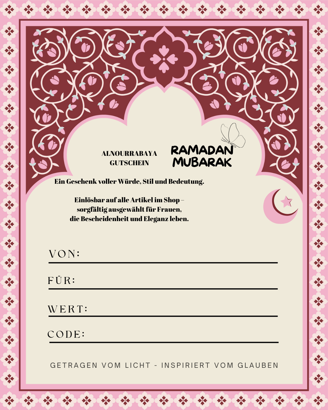 Al Nourr Gutschein (Aid)