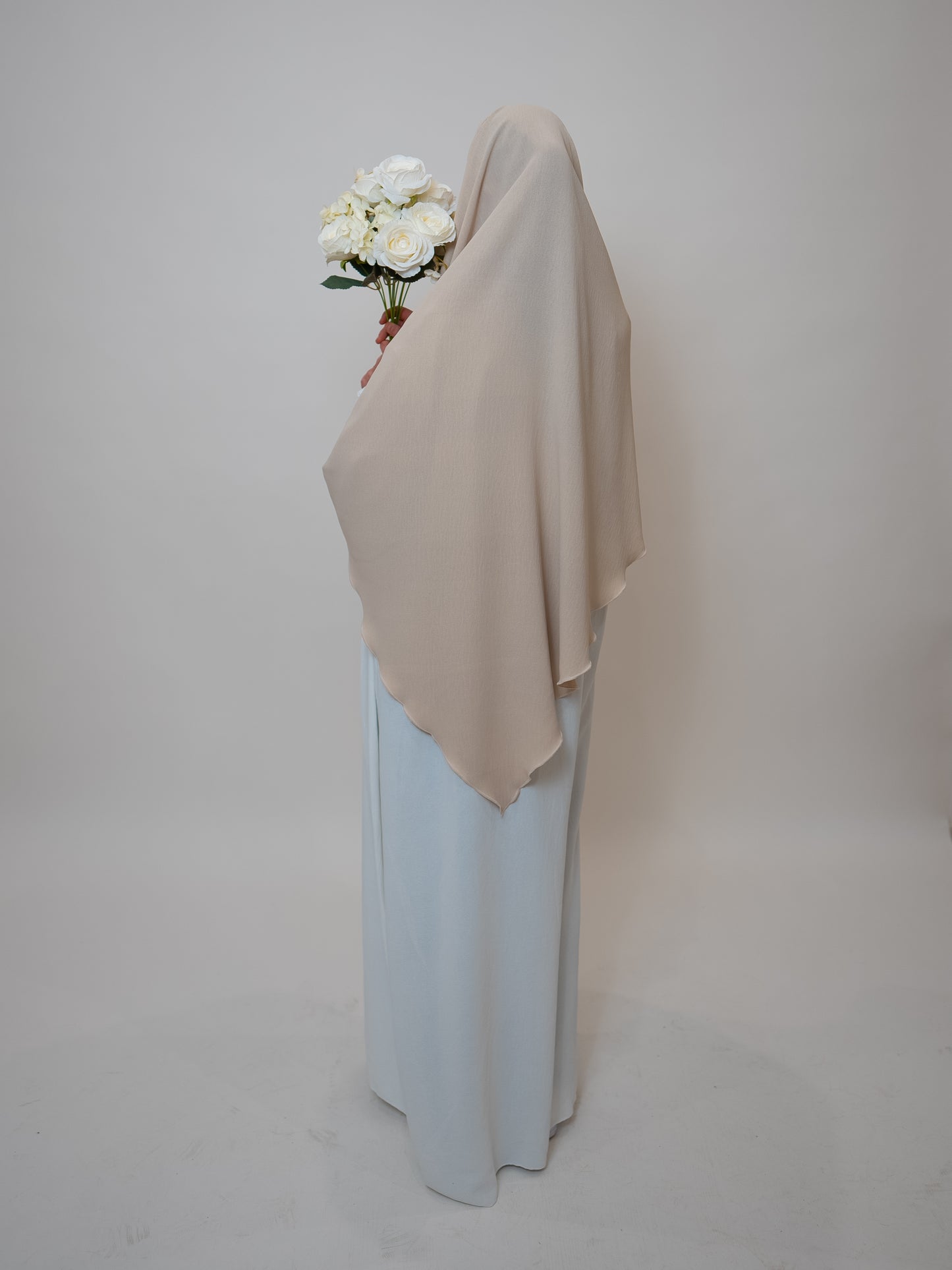 Khimar 1-lagig Creme
