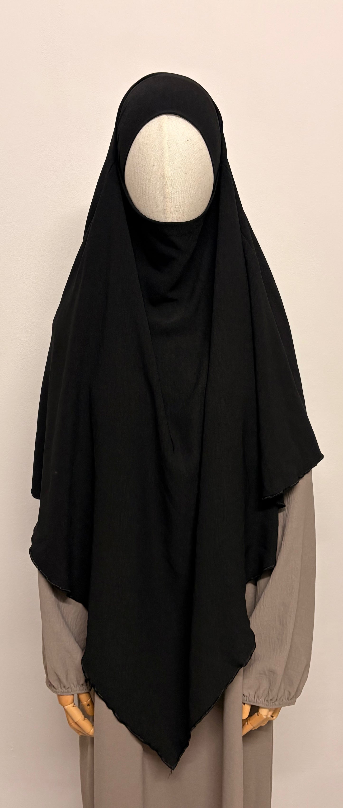 Khimar 1 Layer Black