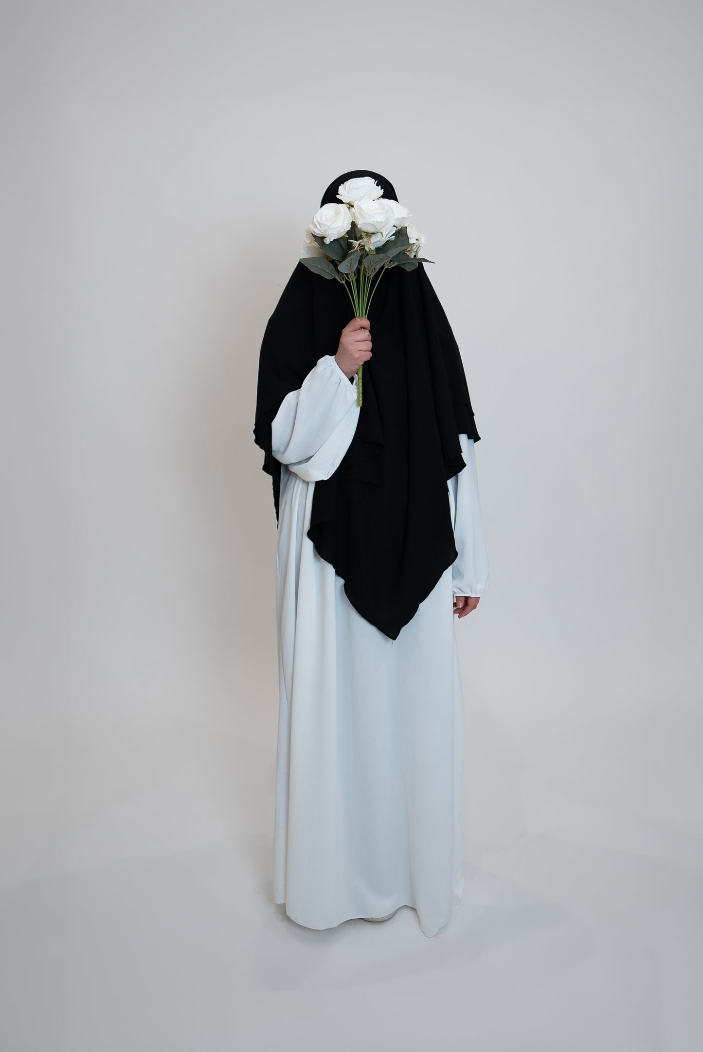 Khimar 2-Lagig Schwarz