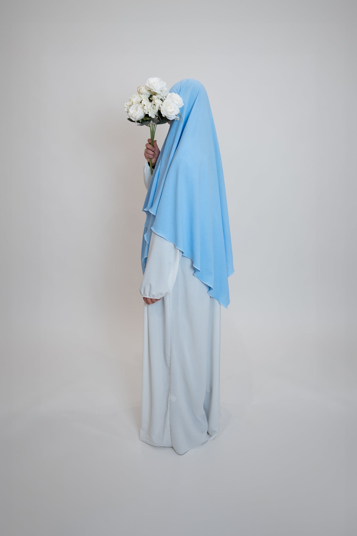 Khimar 1-Lagig Babyblau
