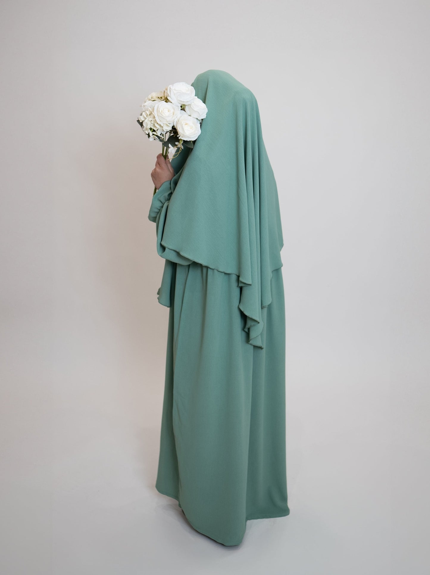 Tulip Abaya Set Mint Green