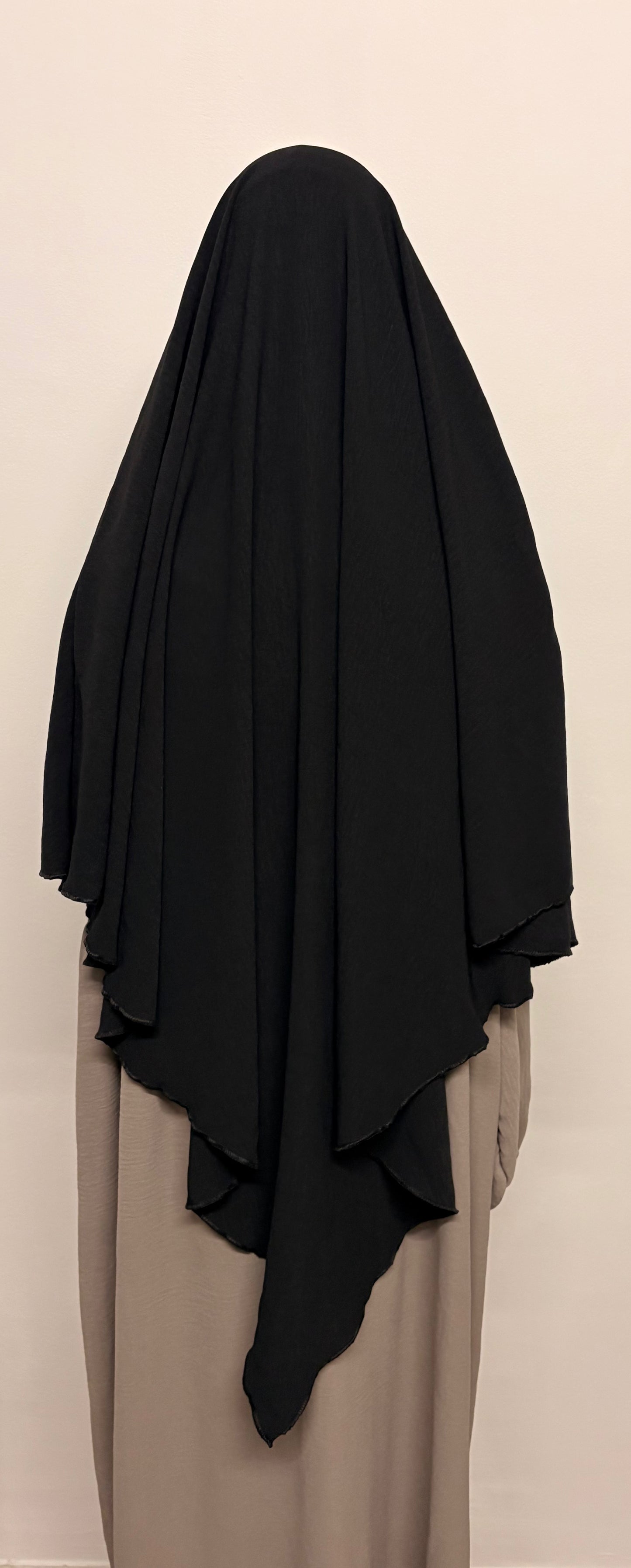 Khimar 1 Layer Black