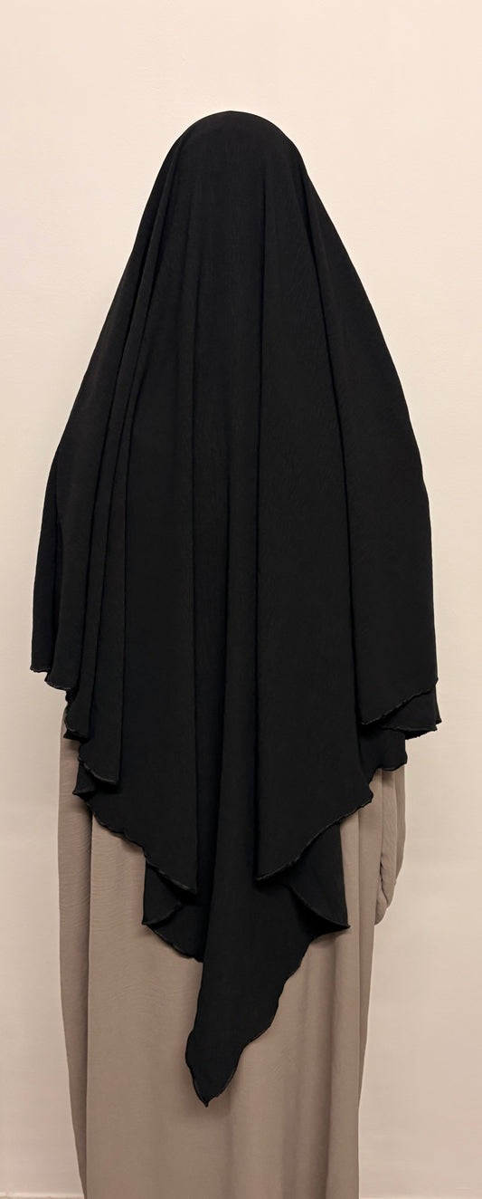 Khimar 1 Layer Black