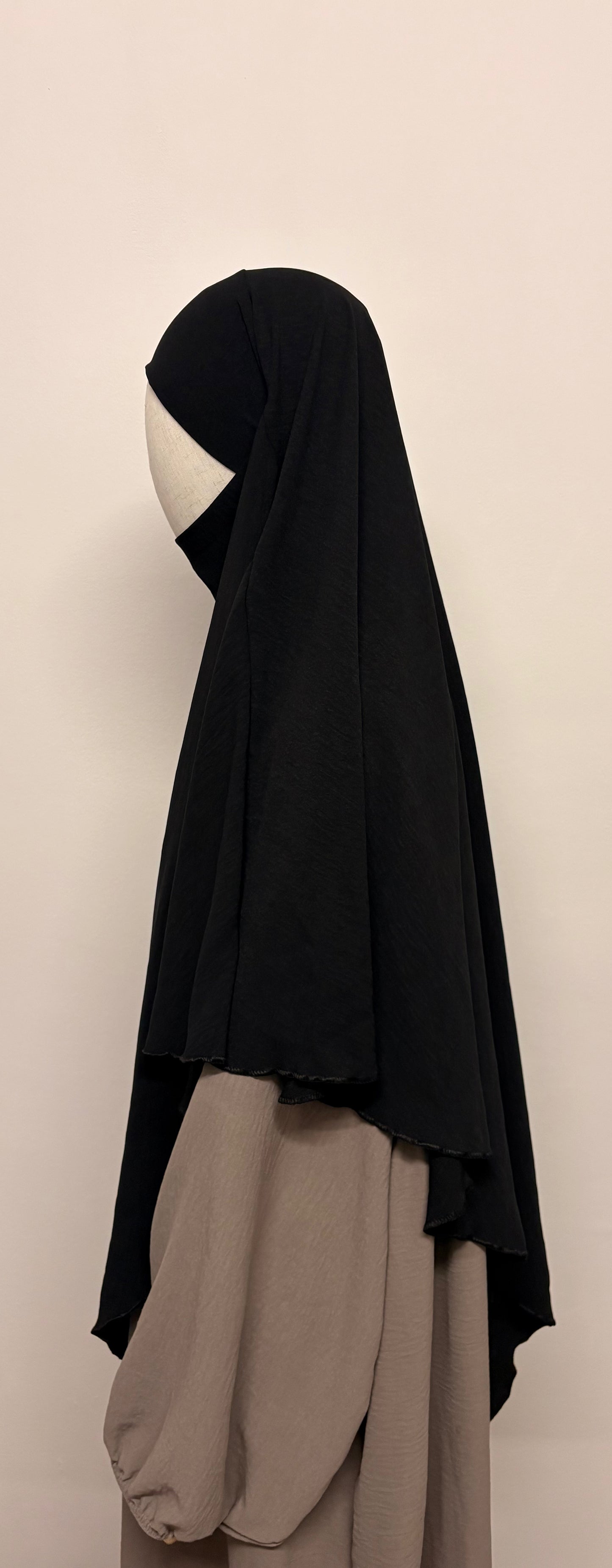 Khimar 1 Layer Black