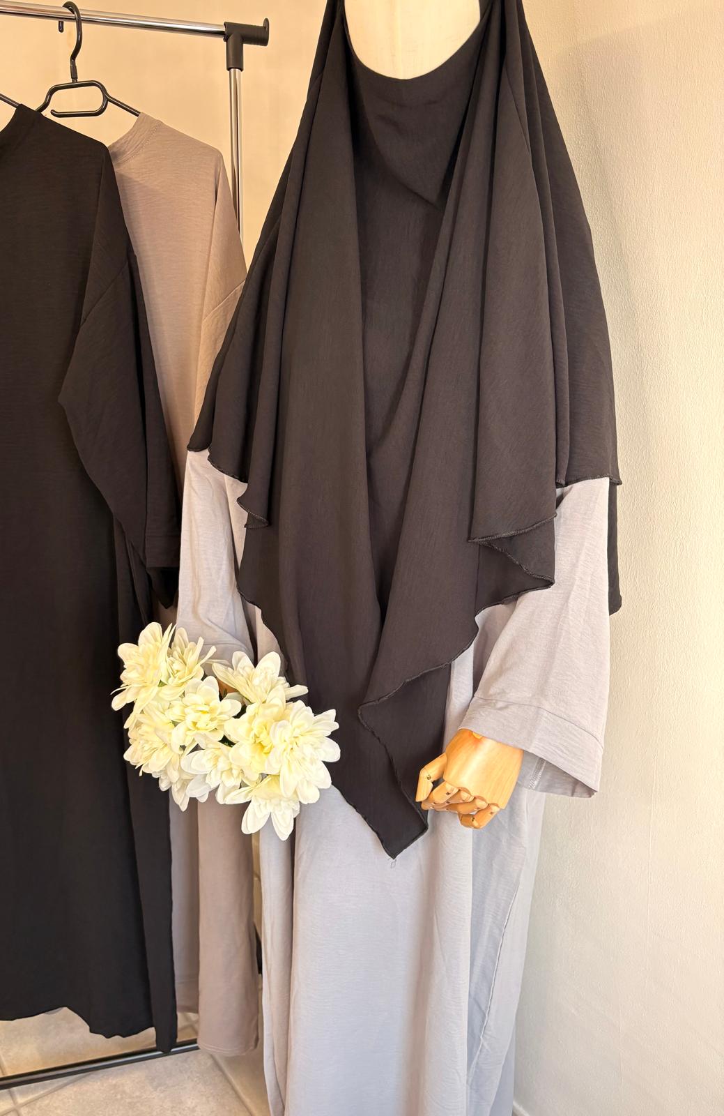 Basic Abaya Grau