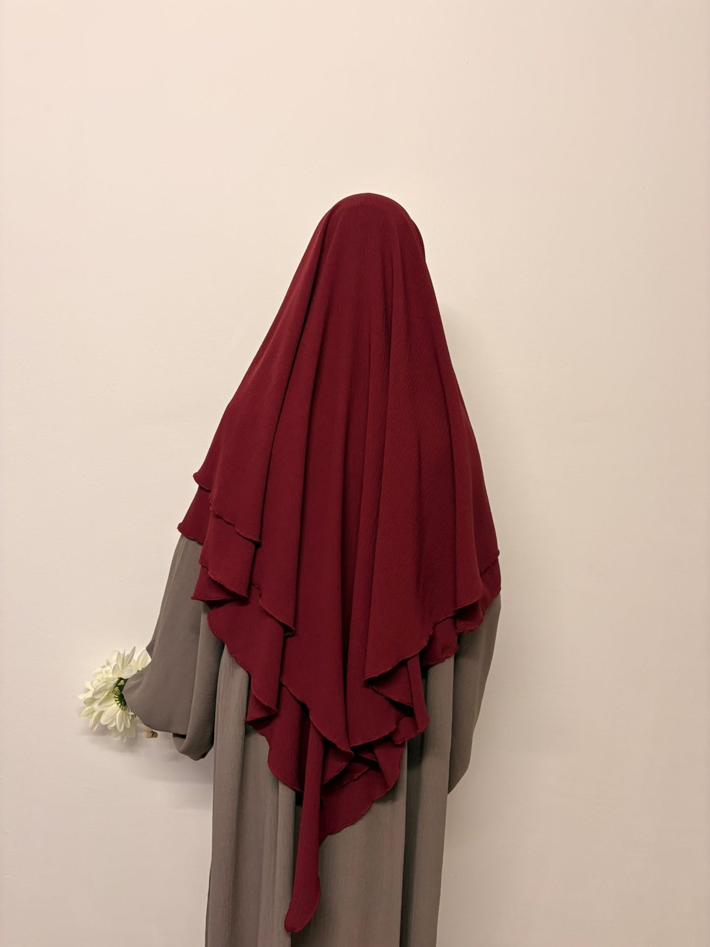 Khimar 2 Lagig Bordeauxrot