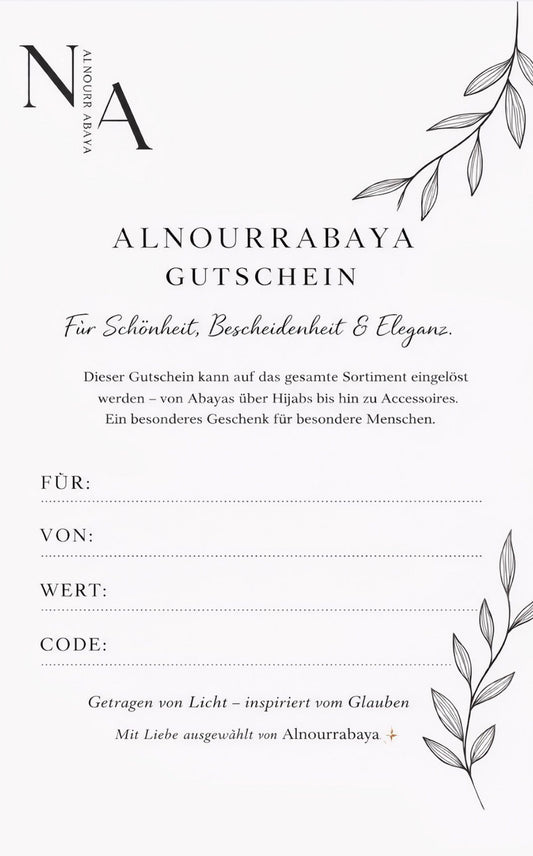 Al Nour Gutschein Eleganz