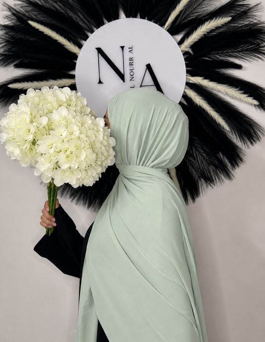 Jersey Hijab Mintgrün