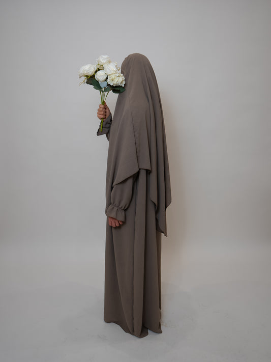 Tulpen Abaya Set Taupe