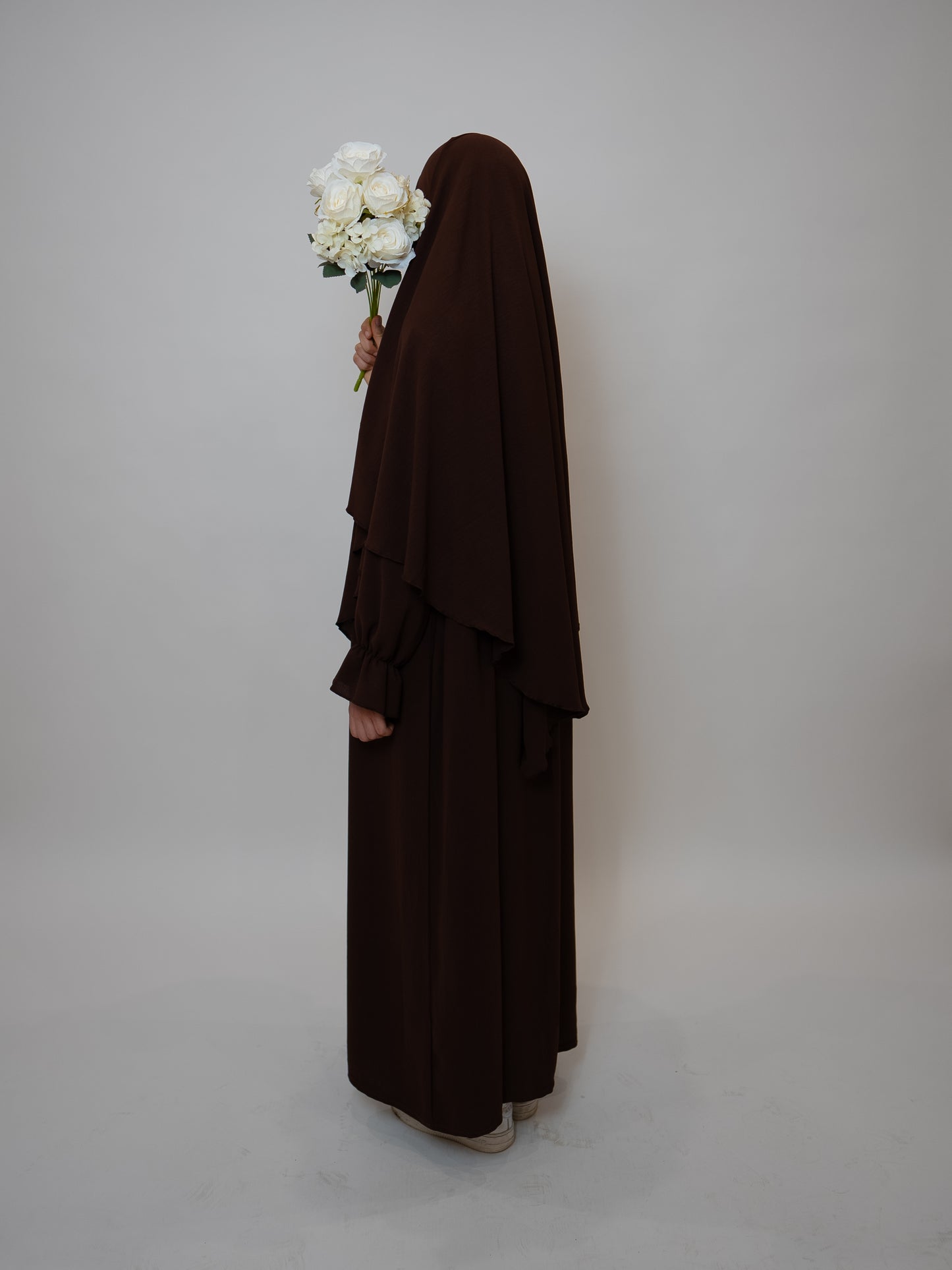 Tulpen Abaya Set Braun