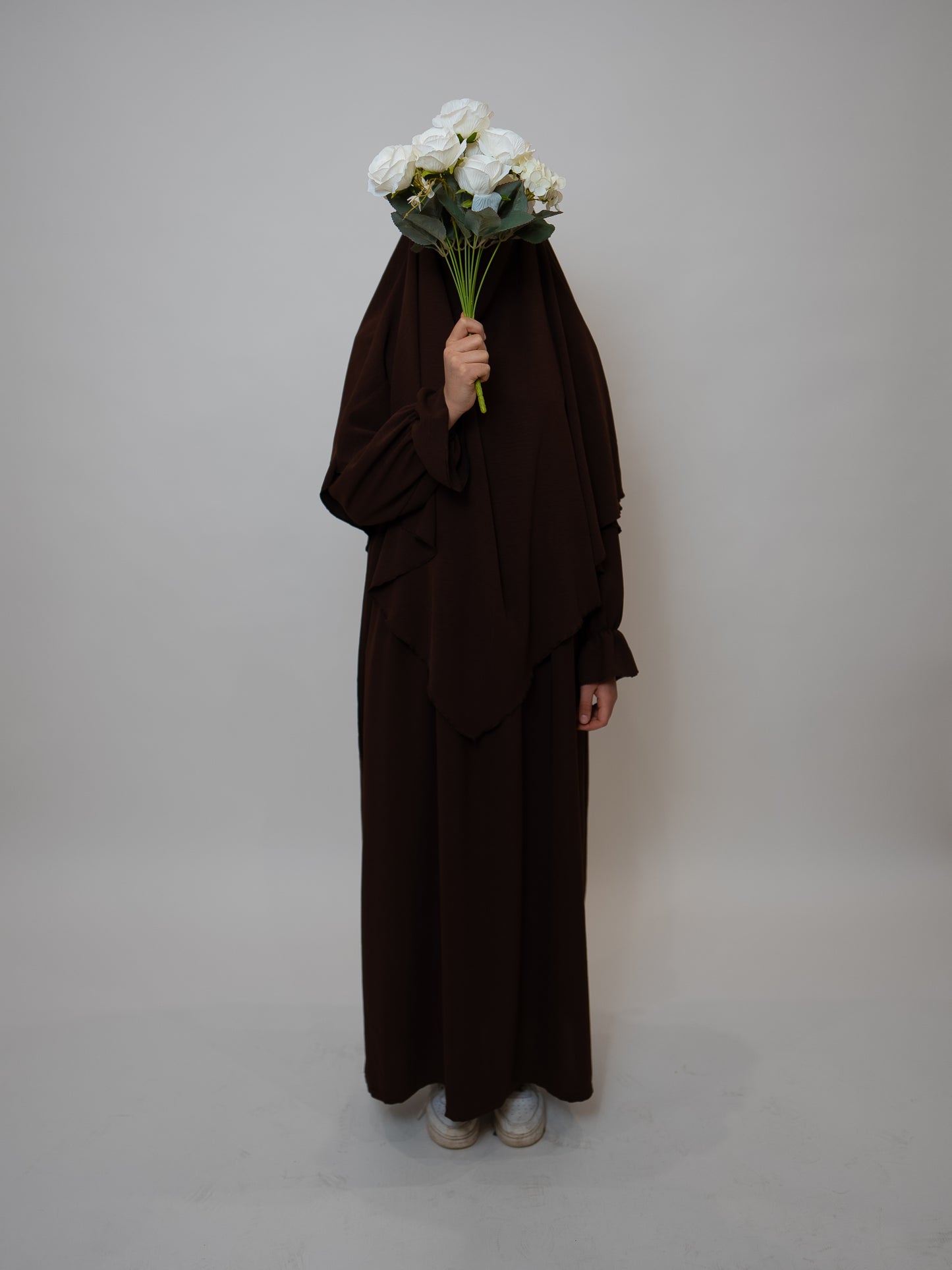 Tulpen Abaya Set Braun