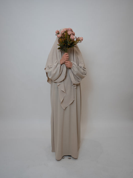 Ballon Abaya Creme