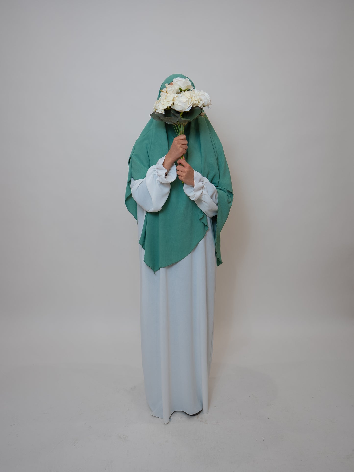 Khimar 2-lagig Mintgrün