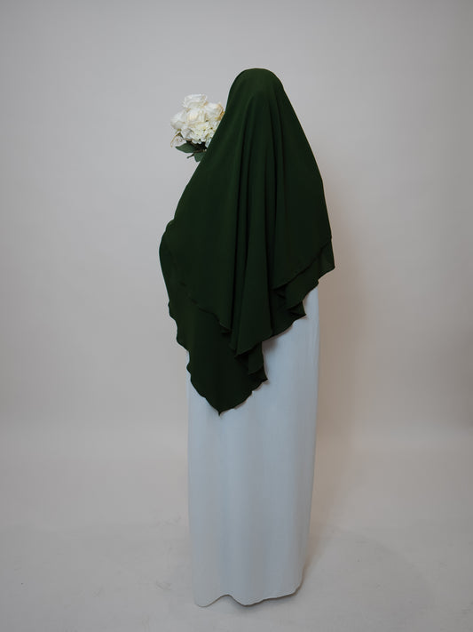 Khimar 2-lagig Khaki