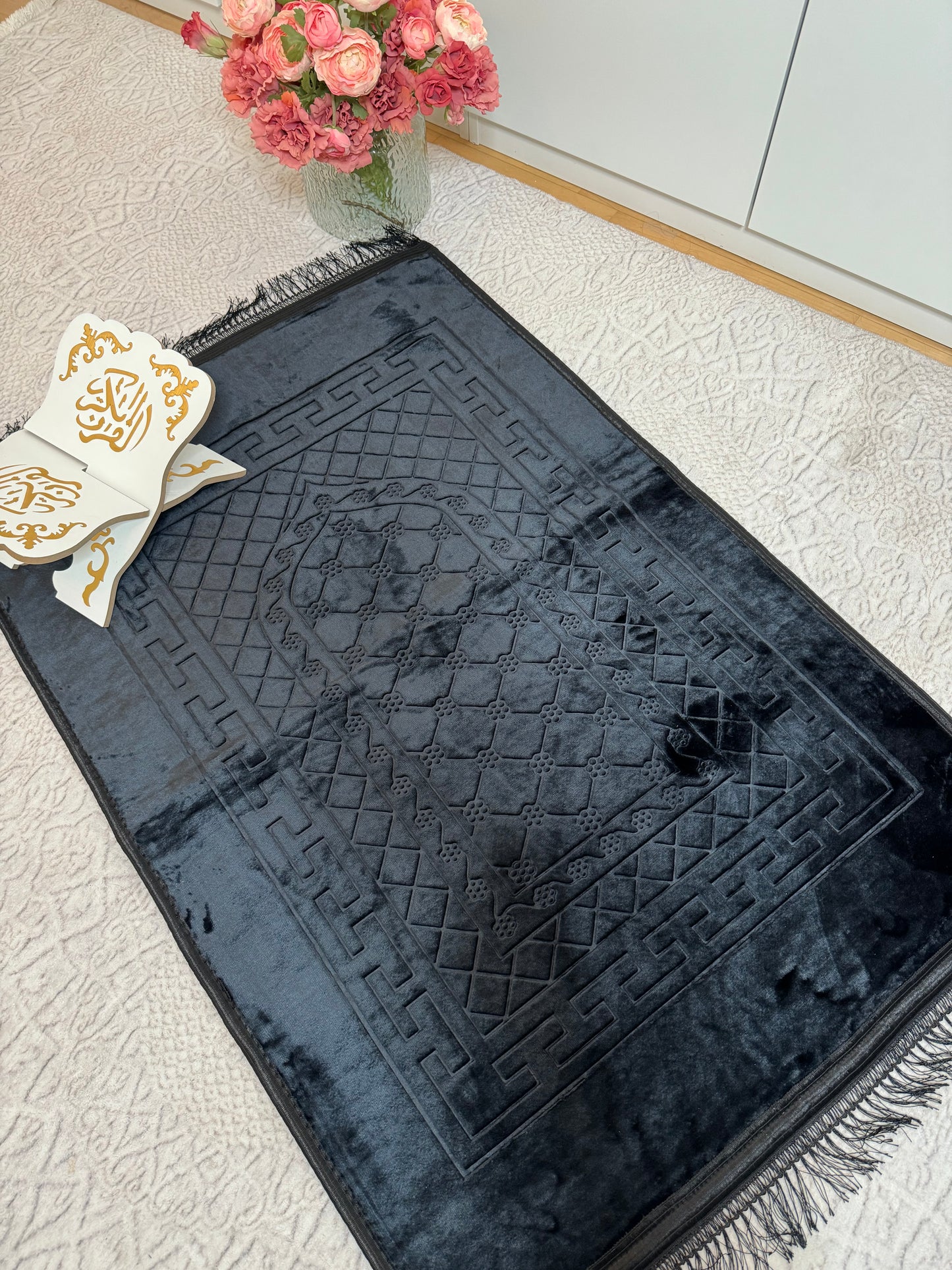 Gebetsteppich Schwarz
