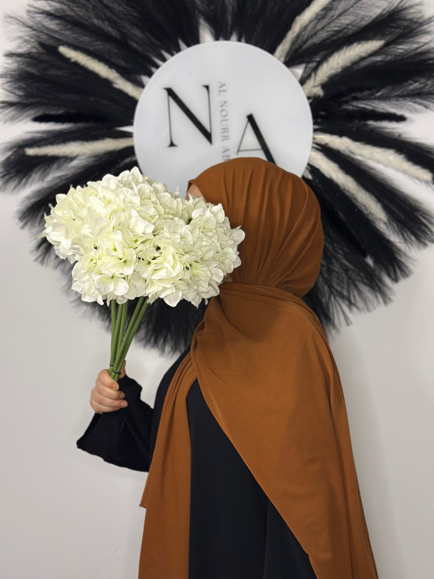 Jersey Hijab Zimt