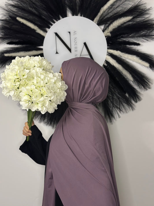 Jersey Hijab Flieder