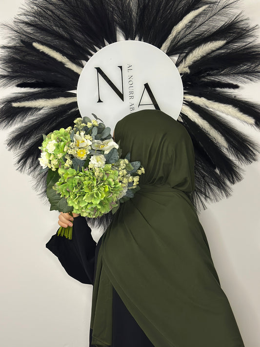 Jersey Hijab Khaki