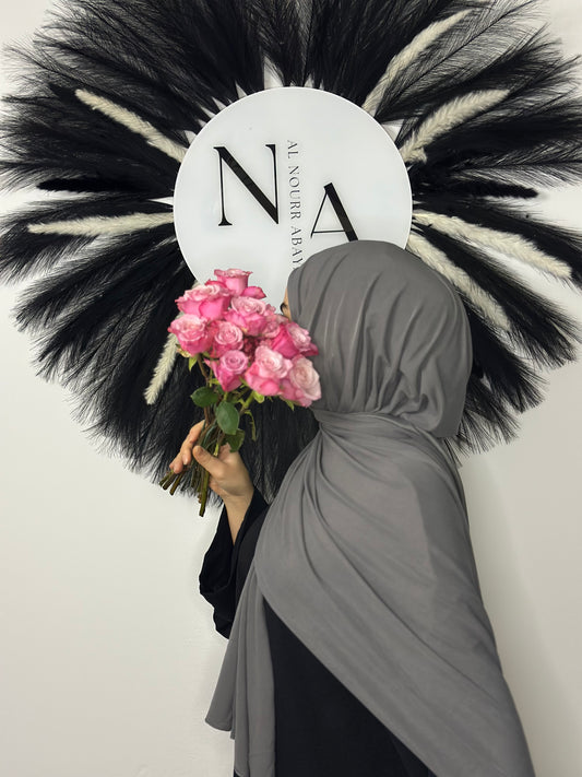 Jersey Hijab Dunkelgrau