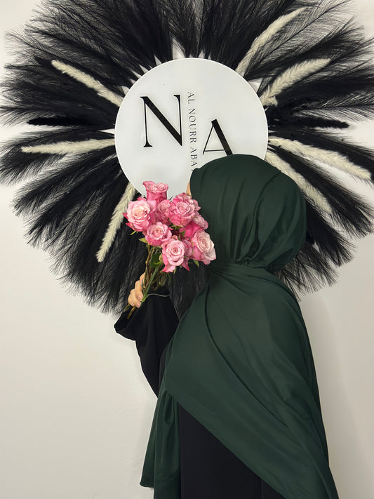 Jersey Hijab Smaragdgrün